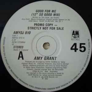 Good For Me 12 Inch UK Promo Label