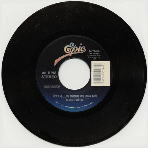 Don't Let This Moment End (7" 45RPM Single)