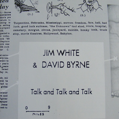 Jim White & David Byrne Talk and Talk and Talk (Promo CD)